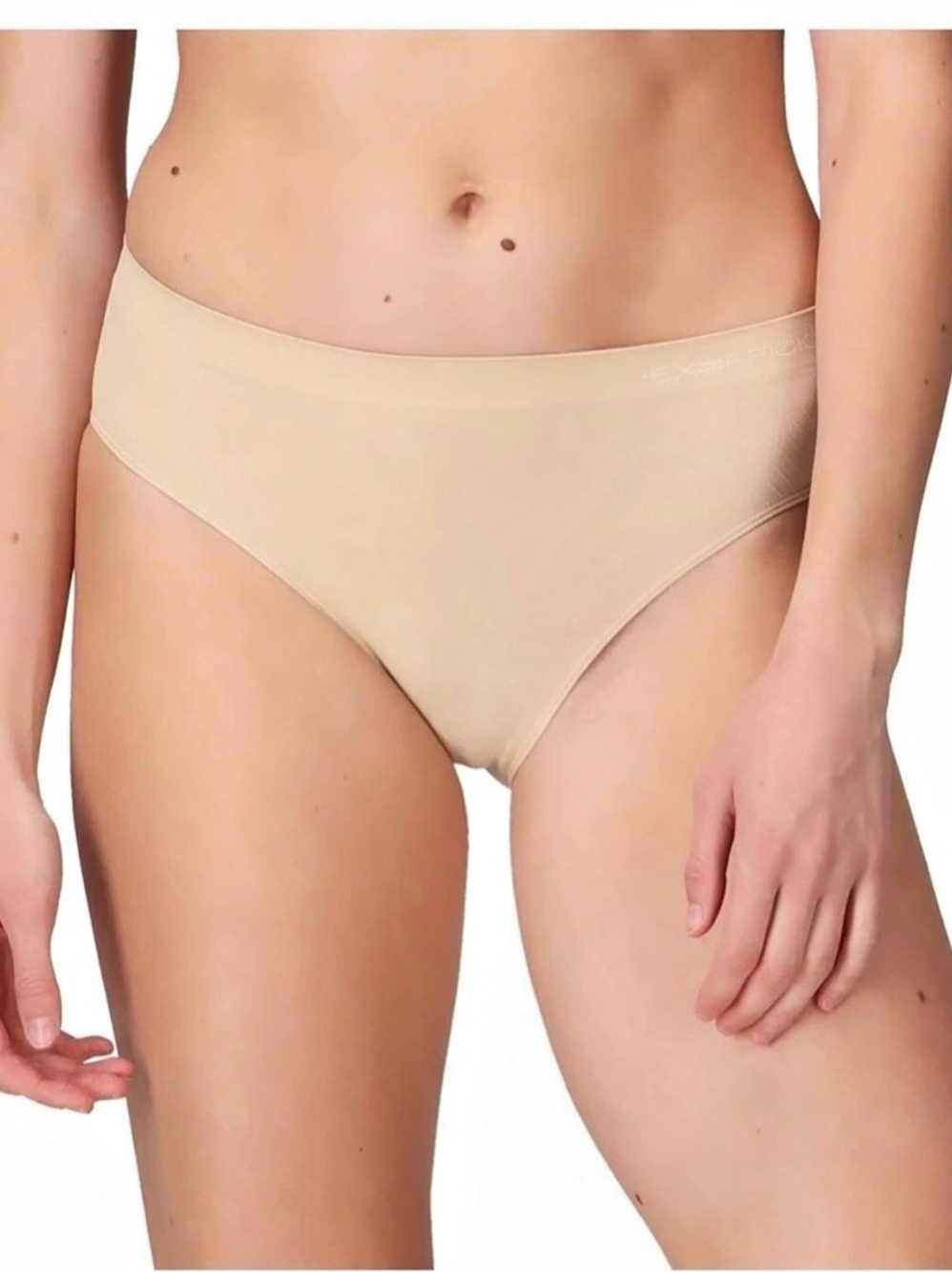 ExOfficio Women's Seamfree Bikini Seamfree Bikini bottom in Beige Large NWT
